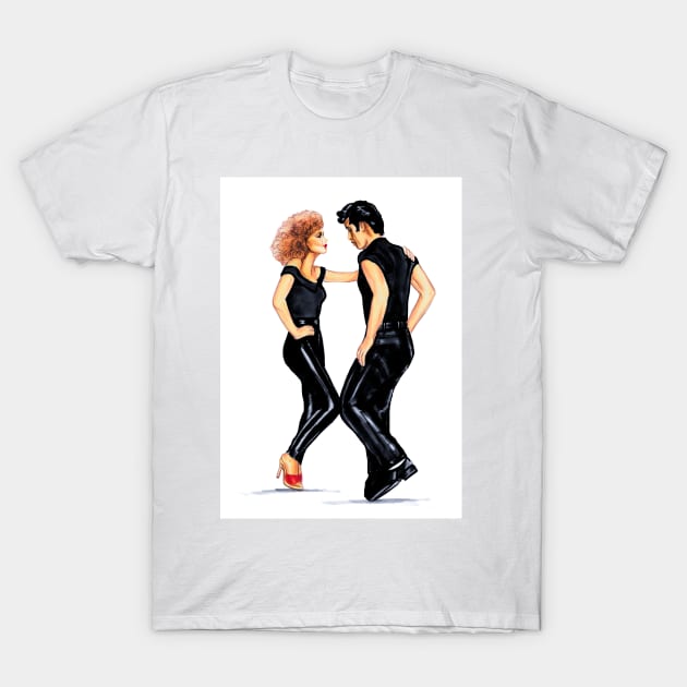 Danny and Sandy T-Shirt by Svetlana Pelin